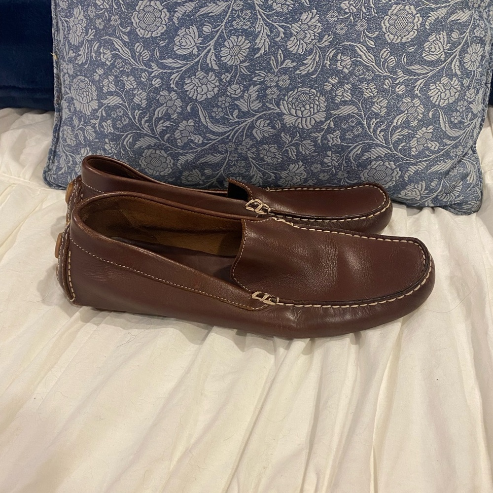 Cole Haan Brown Genuine Leather Driving Loafers Moccasins Men’s 8